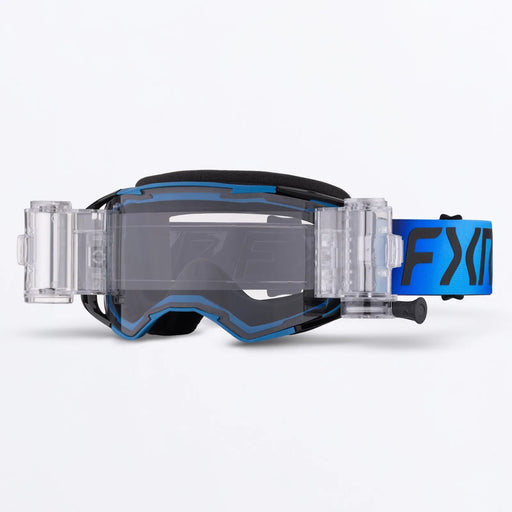 FXR FXR Factory Ride Roll-Off Goggle - Blue/Black, front view