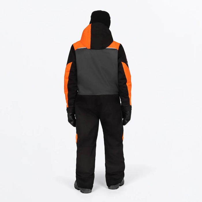 FXR Youth Revo Monosuit - Asphalt/Orange/Ti, view 2