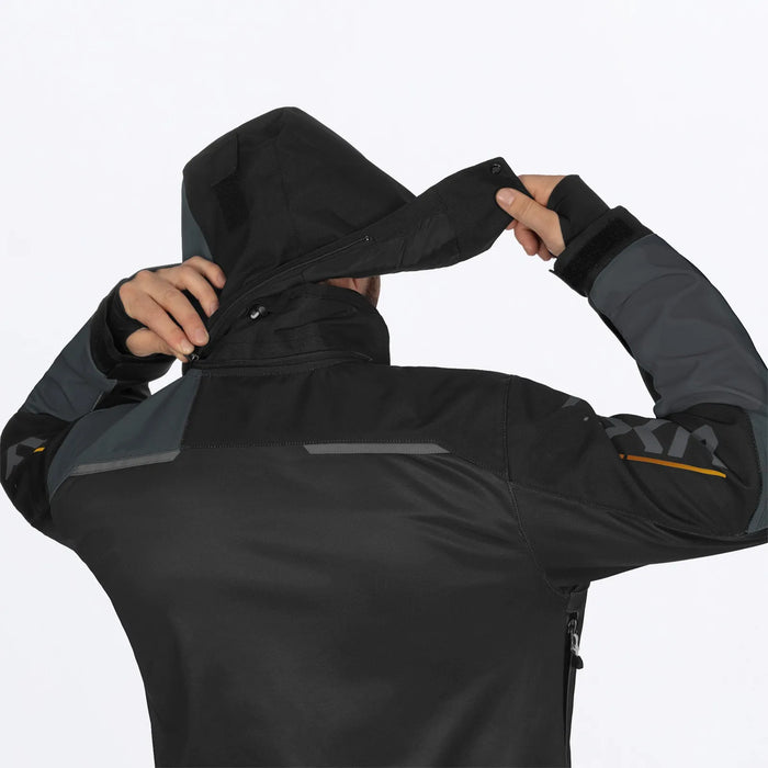 FXR Mens Revo Lite Monosuit - Black/Asphalt/Kash, view 10