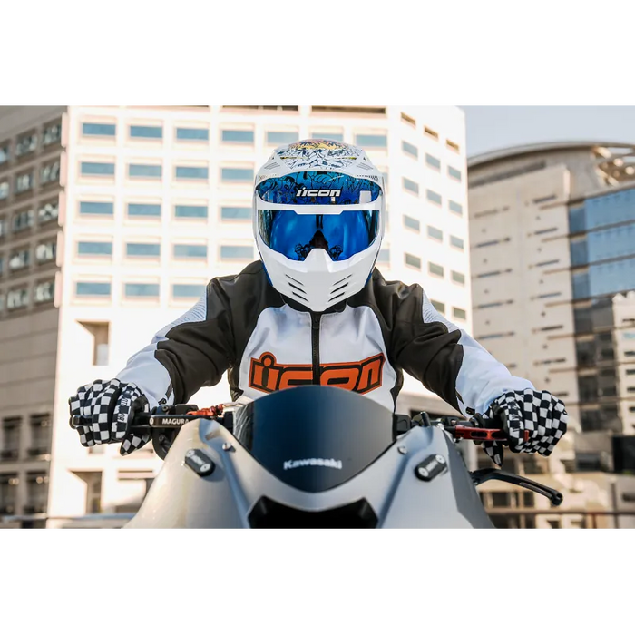 Icon Mens Anthem 3 Gloves - Checker - Lifestyle