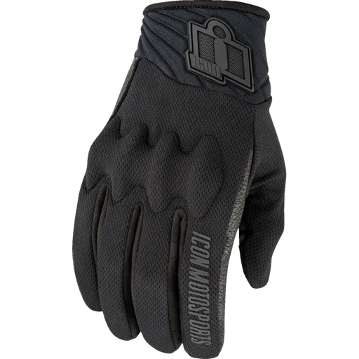 Icon Mens Anthem 3 Gloves - Black - Front