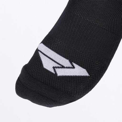 FXR Moto Sock - Black/White, view 2