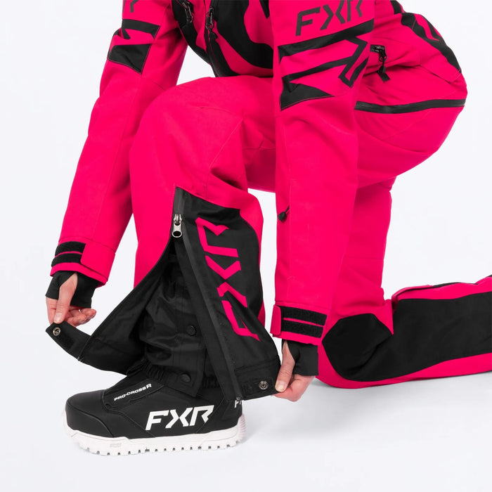 FXR Womens Cold Cross CX F.A.S.T. Monosuit - Razz, view 10