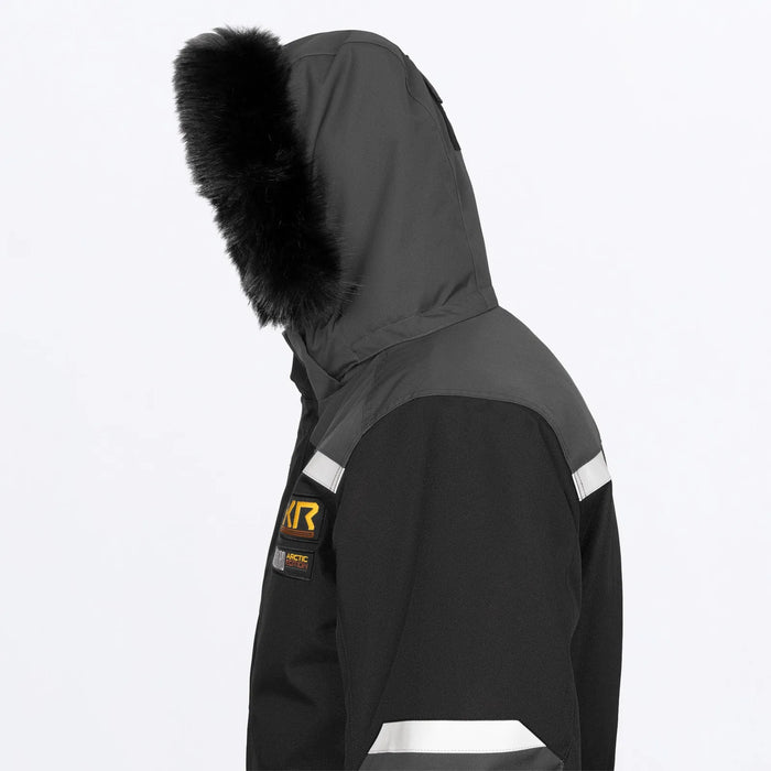 FXR Svalbard F.A.S.T. Insulated Monosuit - Black/Asphalt/Kash, view 5