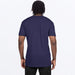 FXR Mens Mitered Premium T-Shirt - Navy/Canvas, view 3
