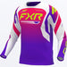 FXR Kids Clutch MX Jersey 2027 - Purple/Razz/White, front view