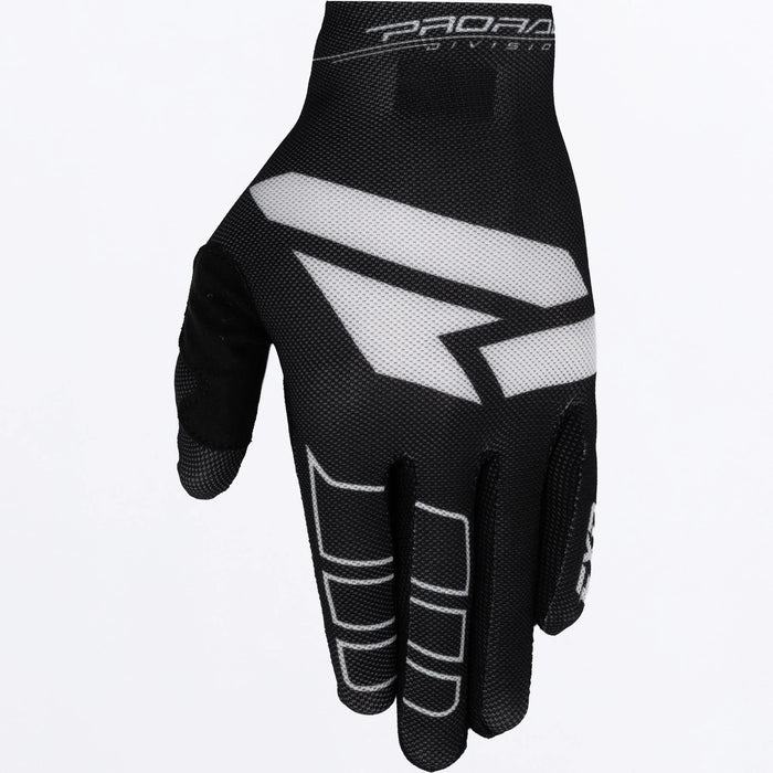 FXR Pro-Fit Air MX Glove 2026 - Black/White, front view