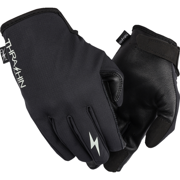 Thrashin Supply Mens Stealth Gloves - Black/Black