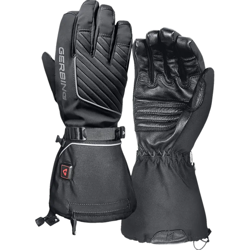 Gerbing Mens 7V Atlas Ultra-Flex Battery Heated Gloves - Black - Front