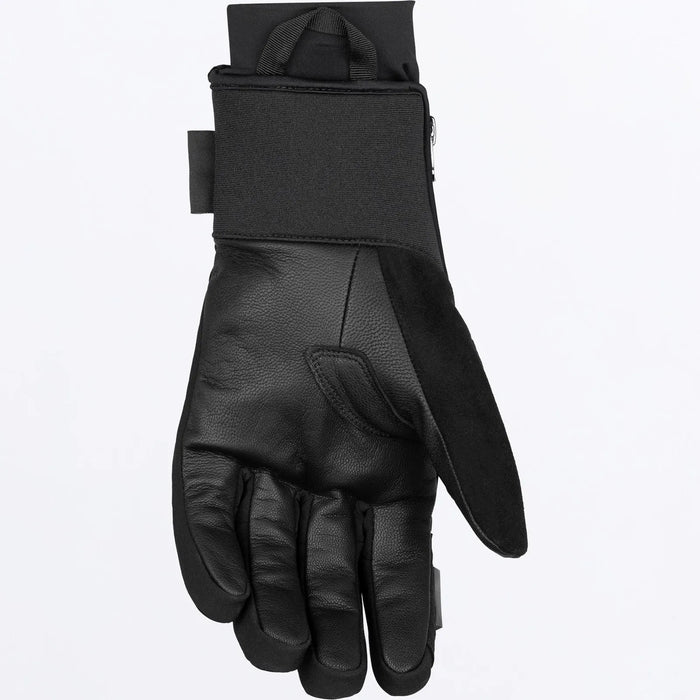 FXR Mens Transfer Short Cuff Glove 2027 - Black, view 2