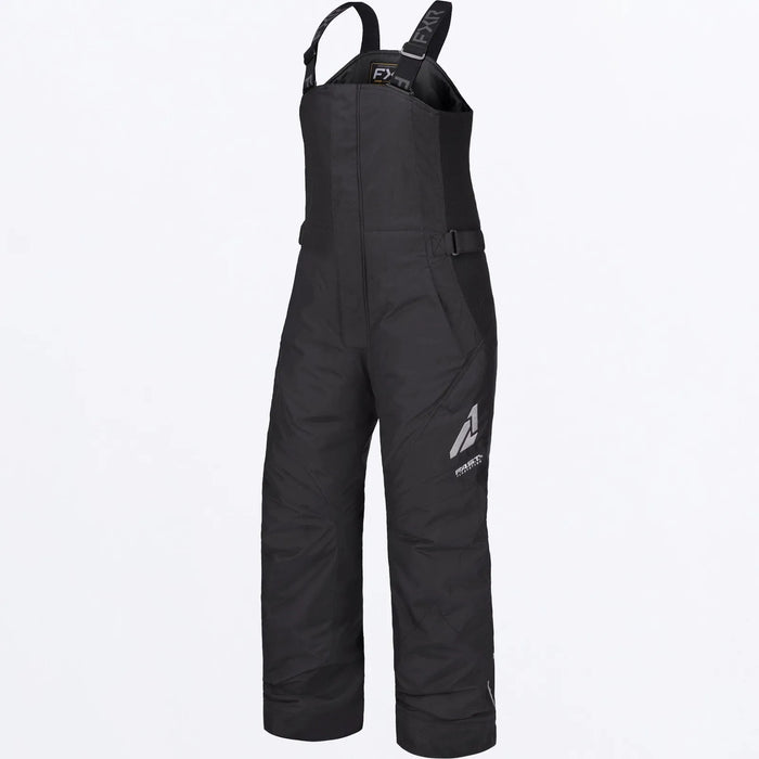 FXR Womens Sugar FX Bib Pant - Black, front view