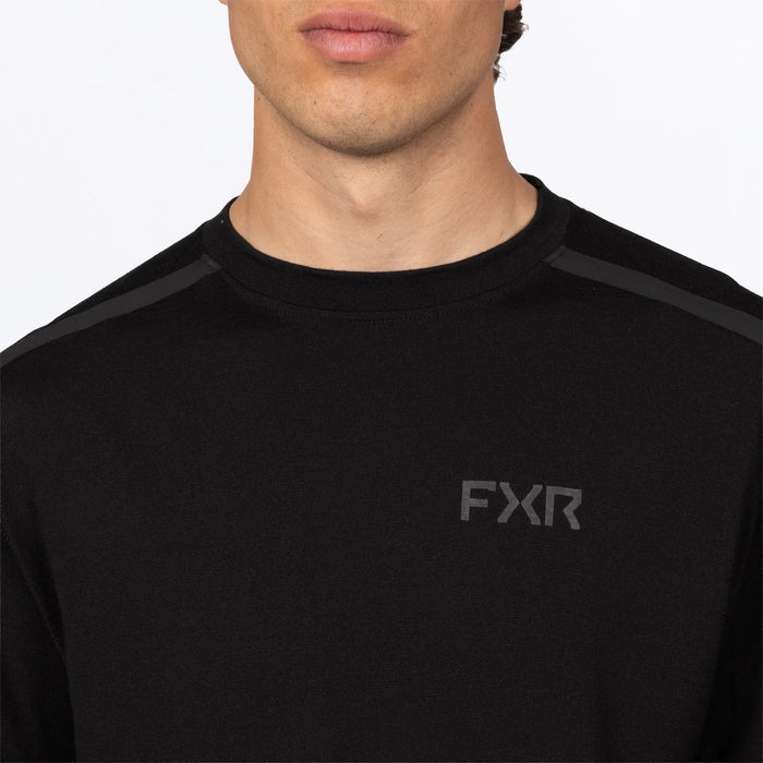 FXR Mens Tenacious Merino Longsleeve 2027 - Black, view 4