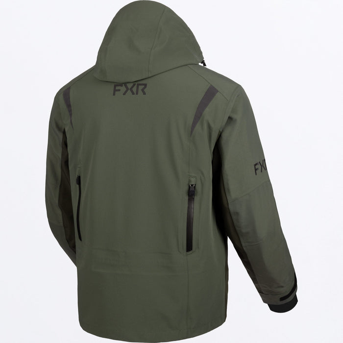 FXR Mens Uninsulated Ridge Pro Trilaminate Jacket