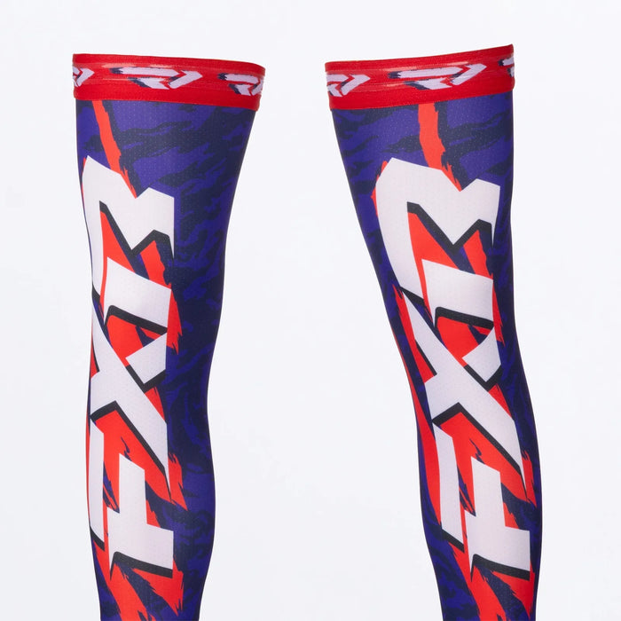 FXR Riding Sock - Navy/Purple/Nuke, view 4