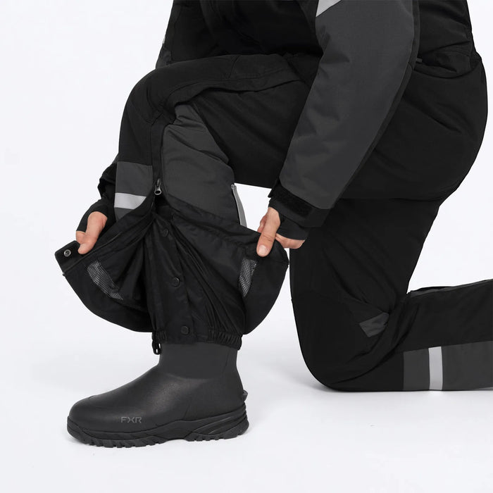 FXR Svalbard F.A.S.T. Insulated Monosuit - Black/Asphalt/Kash, view 14