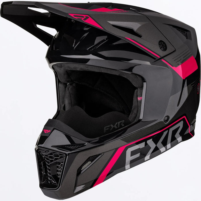 FXR Apex Snow Helmet - Razz, front view