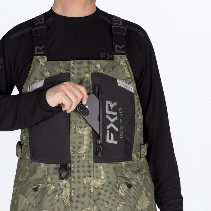 FXR Mens Excursion FX Bib Pant - Moss Shift Cover/Black, view 5