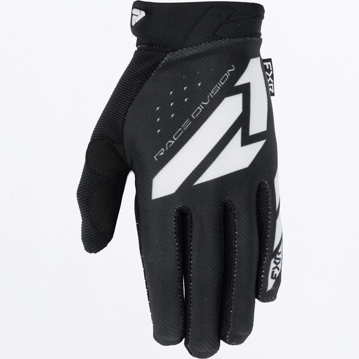 FXR Youth Reflex MX Glove 2026 - Black/White, front view