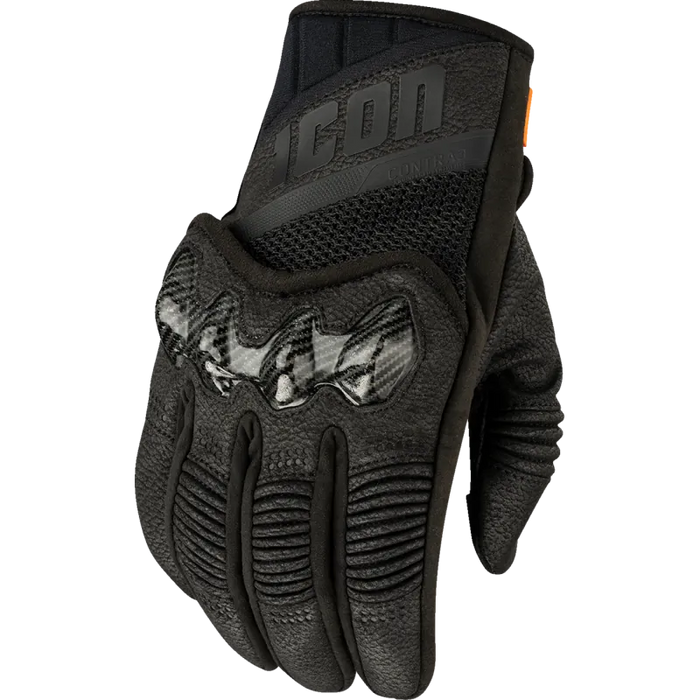 Icon Mens Contra 3 Gloves - Black - Front