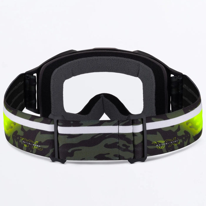 FXR Maverick Prime MX Goggle - Army Camo/HiVis, view 3