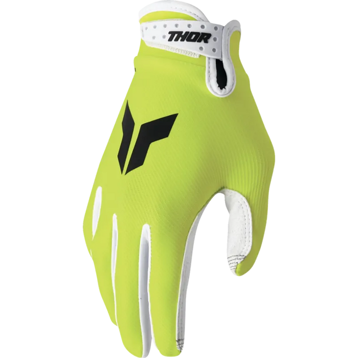 Thor Mens Launchmode Gloves - Acid - Front