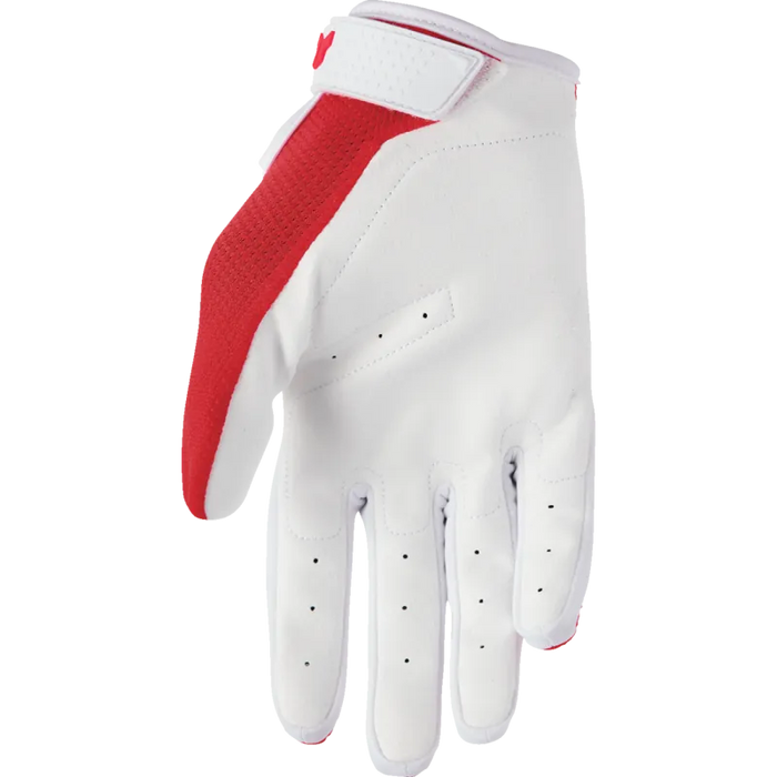 Thor Mens Ridemode Gloves - Red - Back