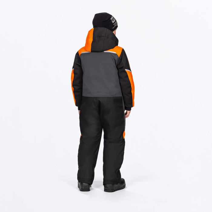 FXR Child Revo Monosuit - Asphalt/Orange/Ti, view 2