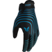 Thor Mens Launchmode Gloves - Teal/Black - Front