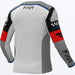 FXR Podium Gladiator MX Jersey 2026 - Grey/White/Black, view 3