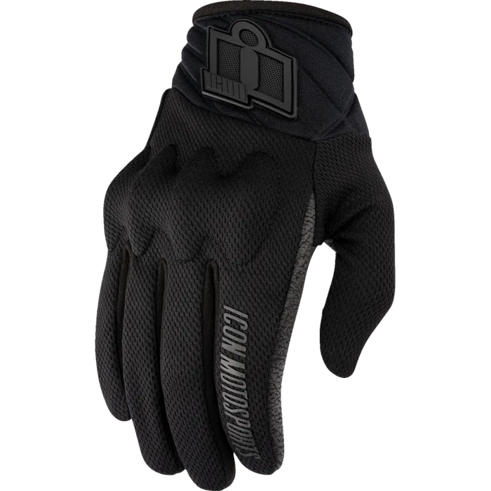 Icon Womens Anthem 3 Gloves - Black - Front
