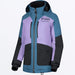 FXR Womens Aerial Jacket - Dk Nova/Steel/Black, front view