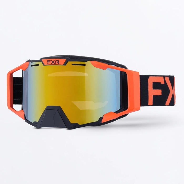 FXR Combat Goggle 2027 - Orange, front view