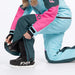 FXR Womens Revo F.A.S.T. Insulated Monosuit - Maui Blue/Steel/Blush, view 3