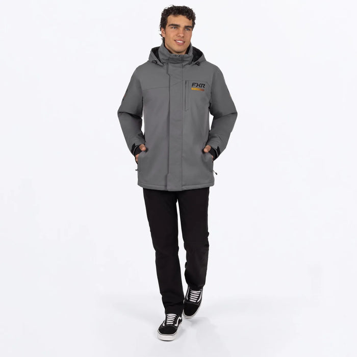 FXR Mens Ascend Jacket - Char/Gold, view 3