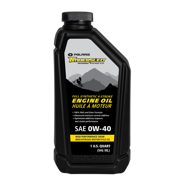 Polaris Timbersled 0W-40 Full Synthetic Engine Oil (1 QT)