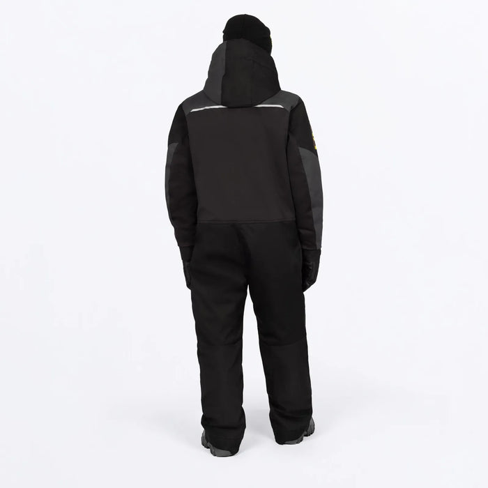 FXR Youth Revo Monosuit - Black/HiVis/Org, view 2