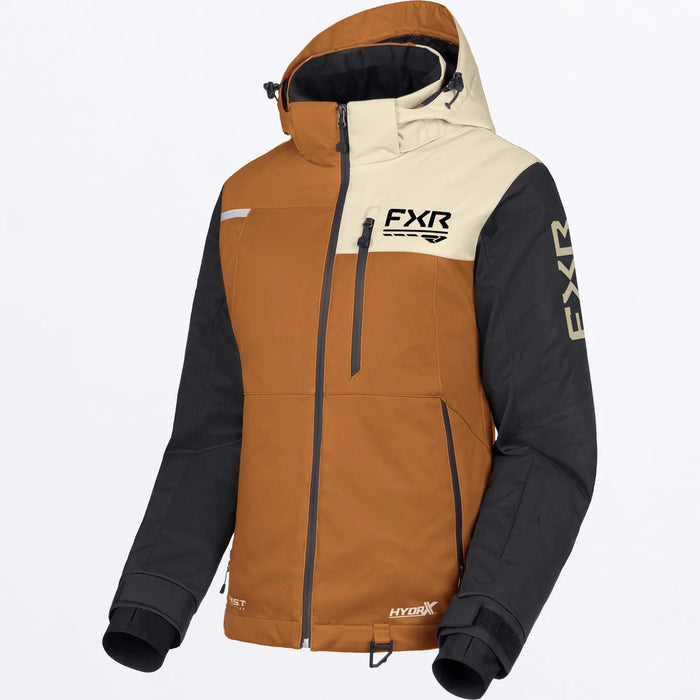 FXR Womens Fresh Jacket - Umber/Sand/Black, front view