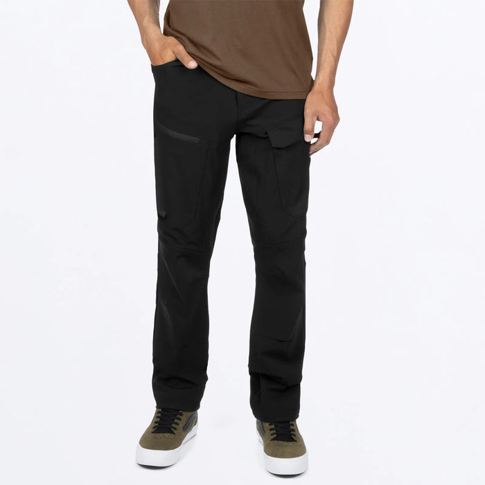 FXR Mens Industry Pant 2027 - Black, front view