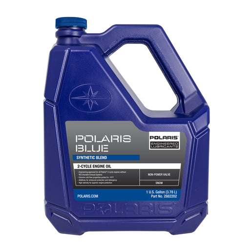 Polaris Blue Snowmobile Synthetic Blend 2-Stroke Engine Oil