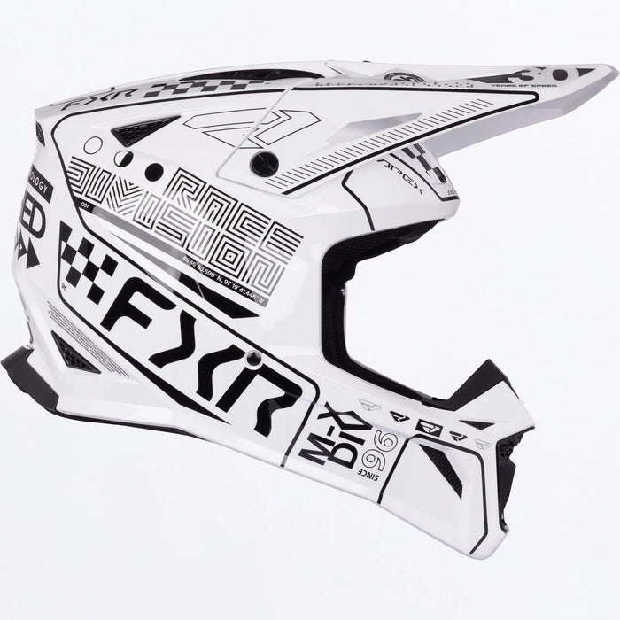 FXR Apex MX MIPS Helmet - Checker, view 4
