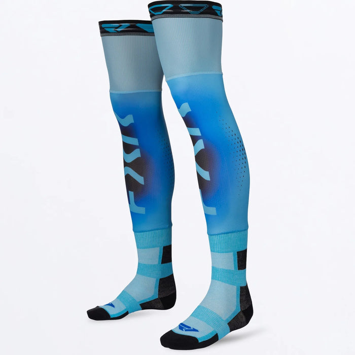FXR Riding Sock AIR - Sky/Black, view 2