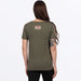 FXR Womens Race Division Premium T-Shirt - Army/Dusty Rose, view 2
