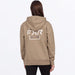 FXR Womens Mitered Cotton Pullover Hoodie - Canvas/Sand, view 2