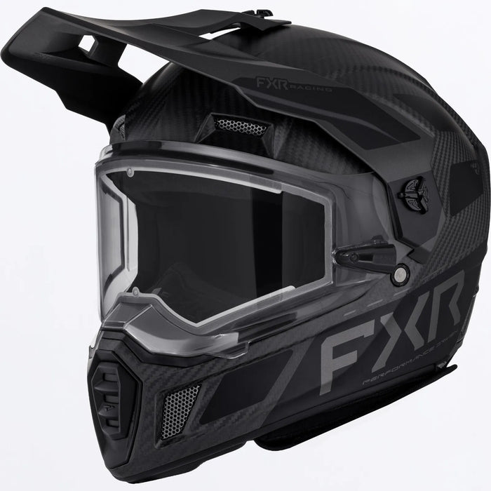 FXR Clutch X Pro Carbon Helmet 2027 - Black Ops, front view