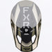 FXR Apex Snow Helmet Peak - Stone/Moss, front view
