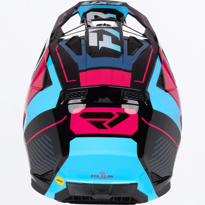 FXR Apex MX MIPS Helmet - Cyanide, view 3
