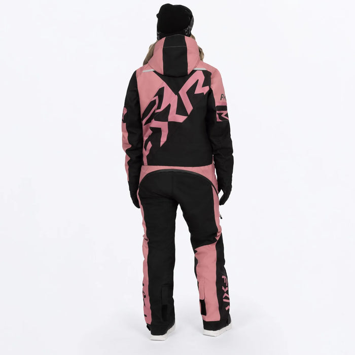 FXR Womens Cold Cross CX F.A.S.T. Monosuit - Black/Rose, view 2