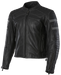 Olympia Mens Long Beach Leather Jacket
