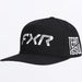 FXR Pedigree Hat - Black/White, front view