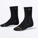 FXR Turbo Athletic Sock 2027 - Black, front view